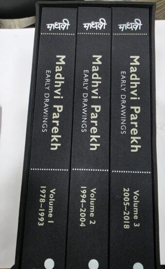 MADHVI PAREKH EARLY DRAWINGS , 3 VOLUME SET